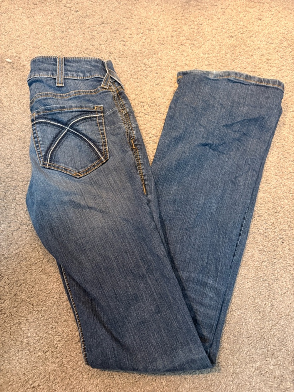 Ariat Women's Dark Blue Boot-Cut Jeans